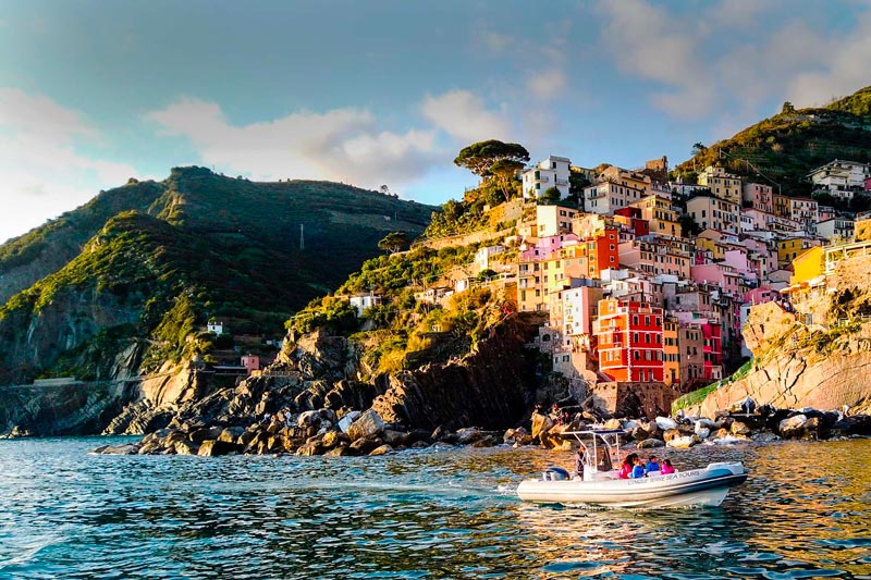 tour en barco cinque terre