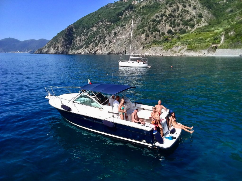 Blue Boat Cinque Terre